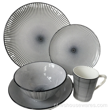 Home Hotel Restaurant Servies Set Ceramic